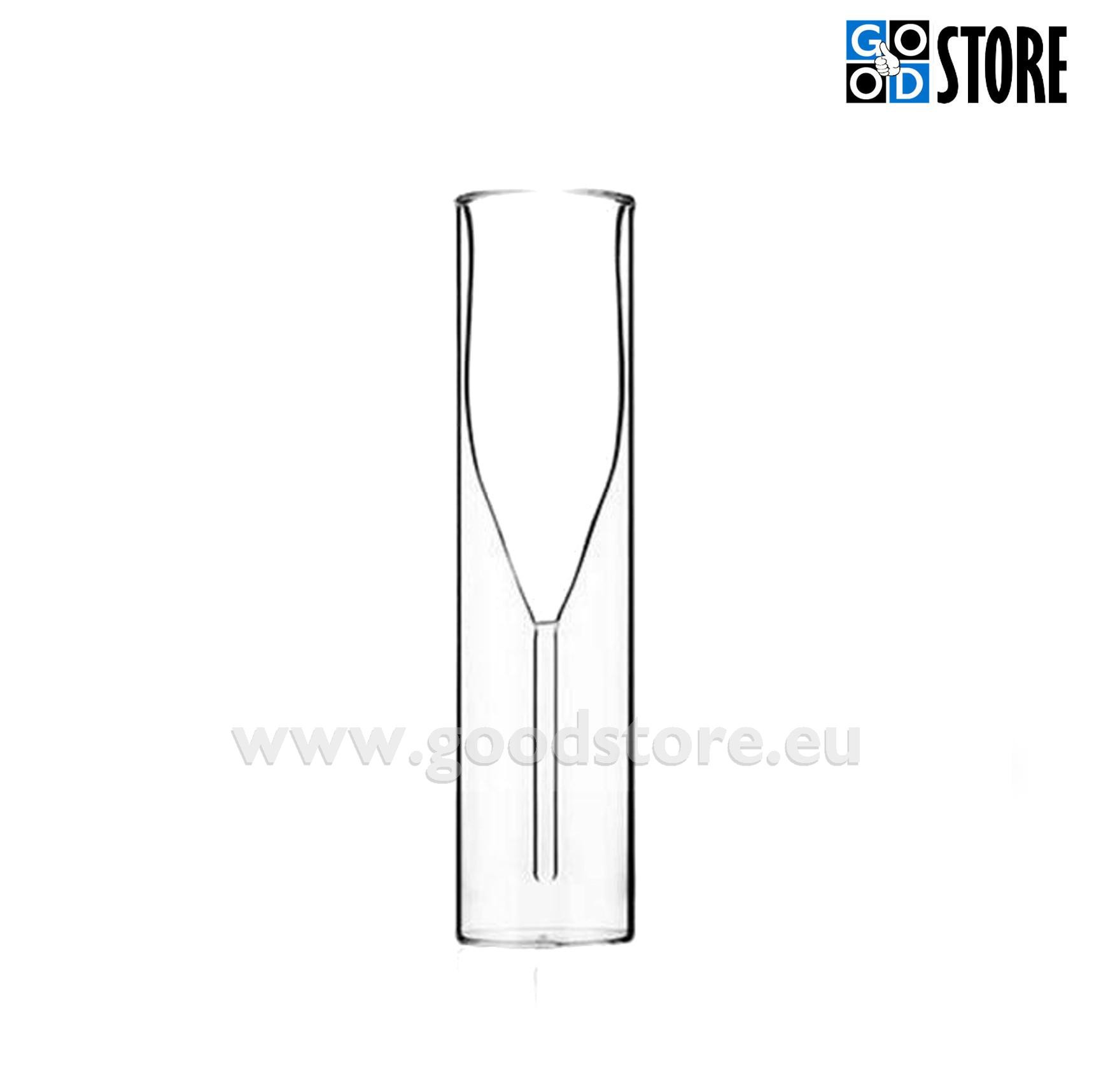 Šampanja pokaal, lahe klaasist silindrisse puhutud pokaal