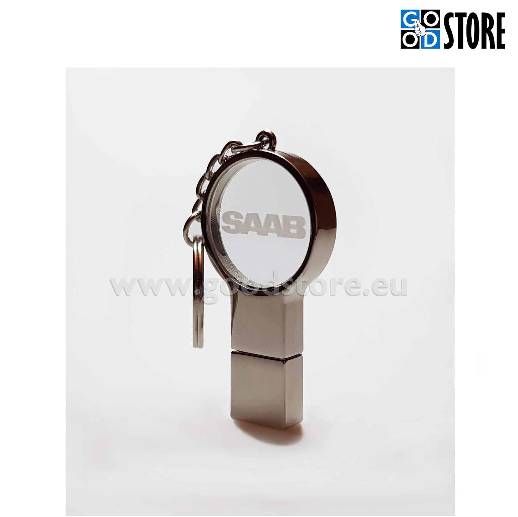 Mälupulk SAAB, mahutavusega kuni 32GB, punase LED valgustusega