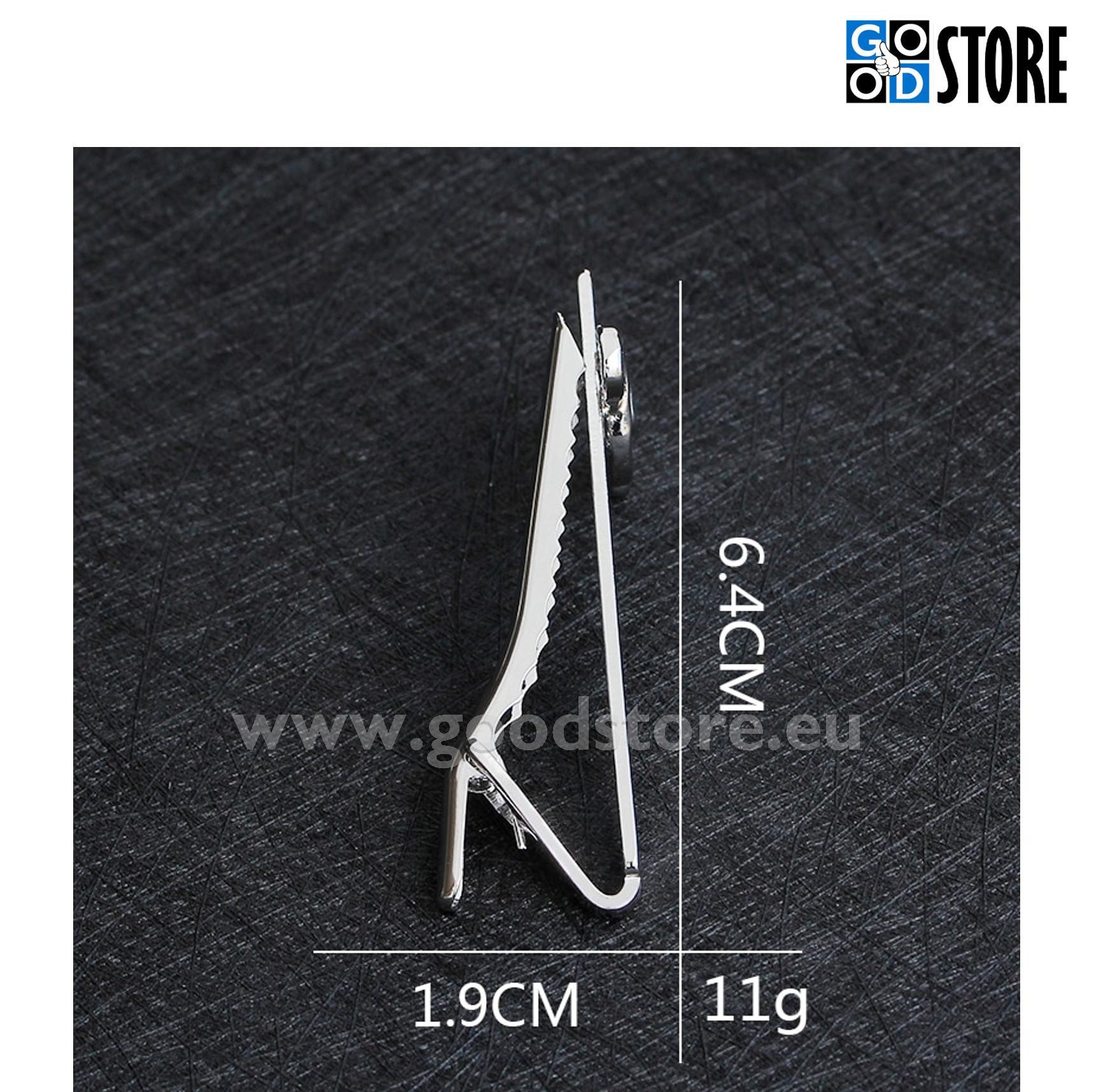 Lipsunõel, noodivõtmega, poleeritud hõbedane