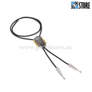 kitarripea kujuline country stiilis kaelaehe, hõbedane