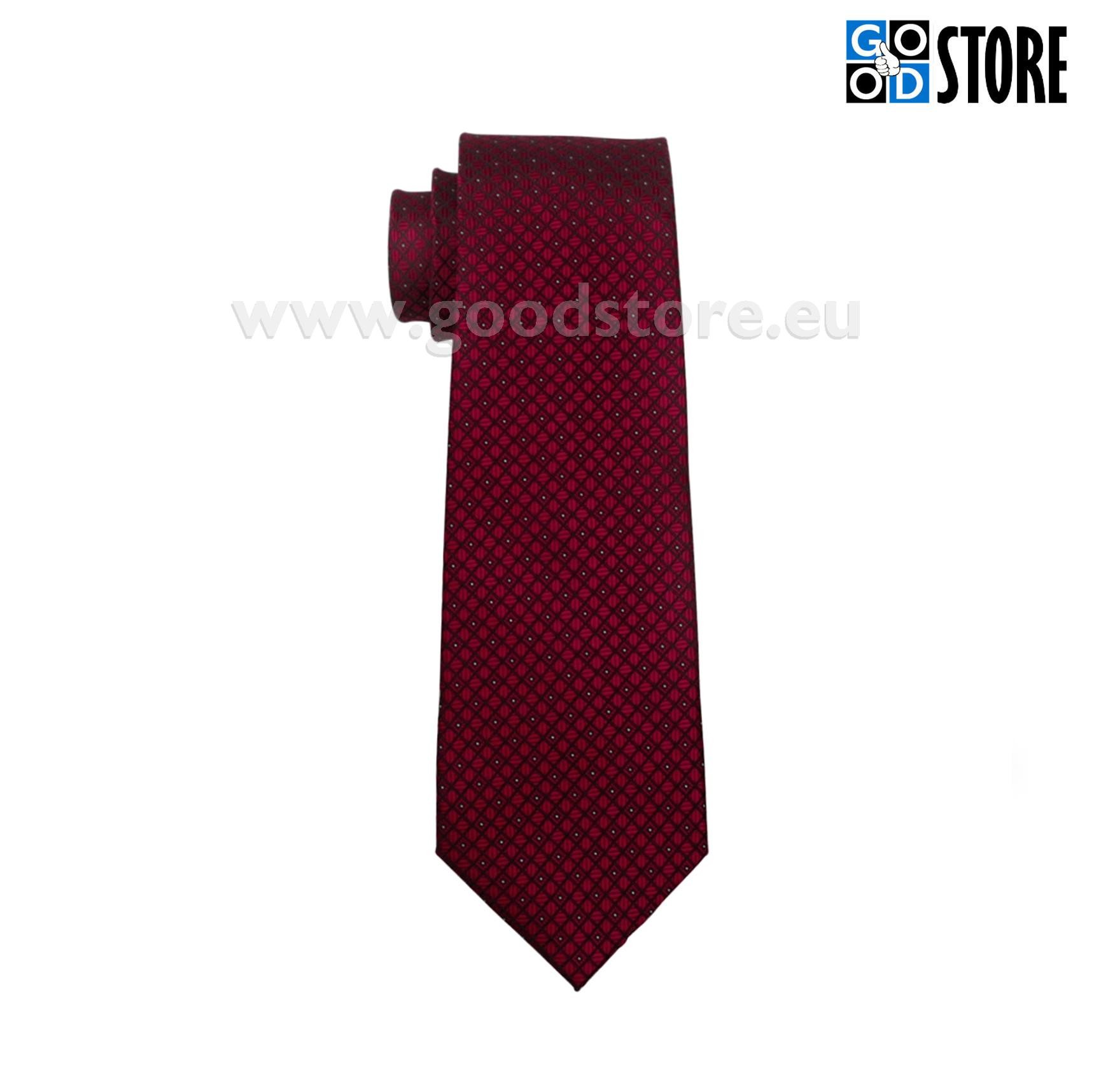 Lipsu kinkekarp mansetinööpide ja rinnataskurätikuga, tumepunane