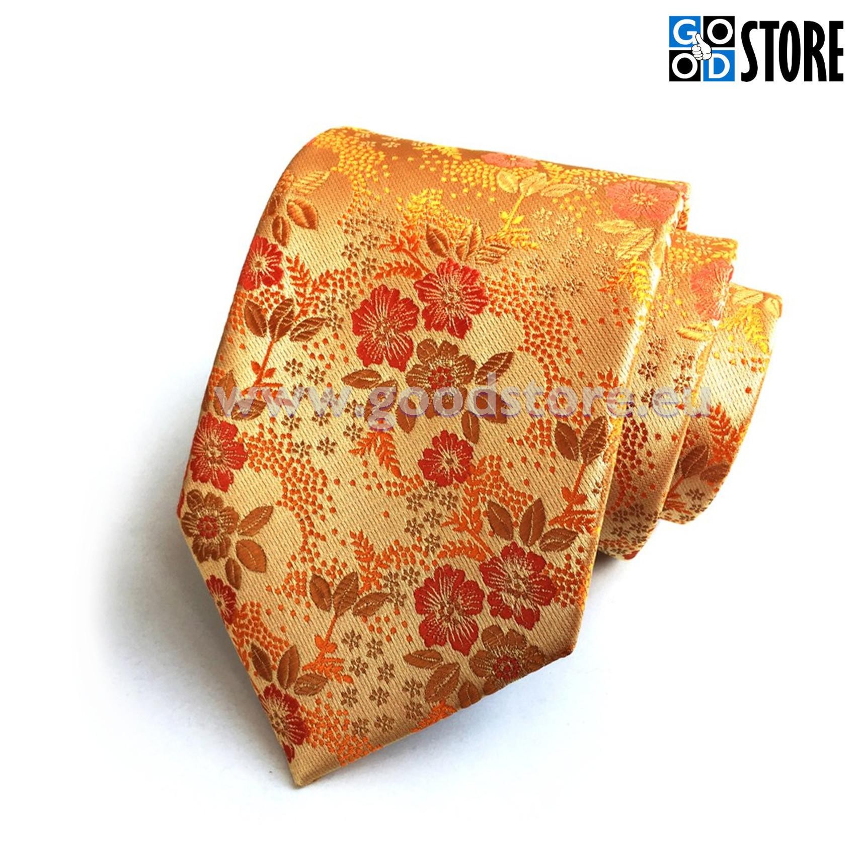 Luksusliku lipsu komplekt, särava kollase mustriga