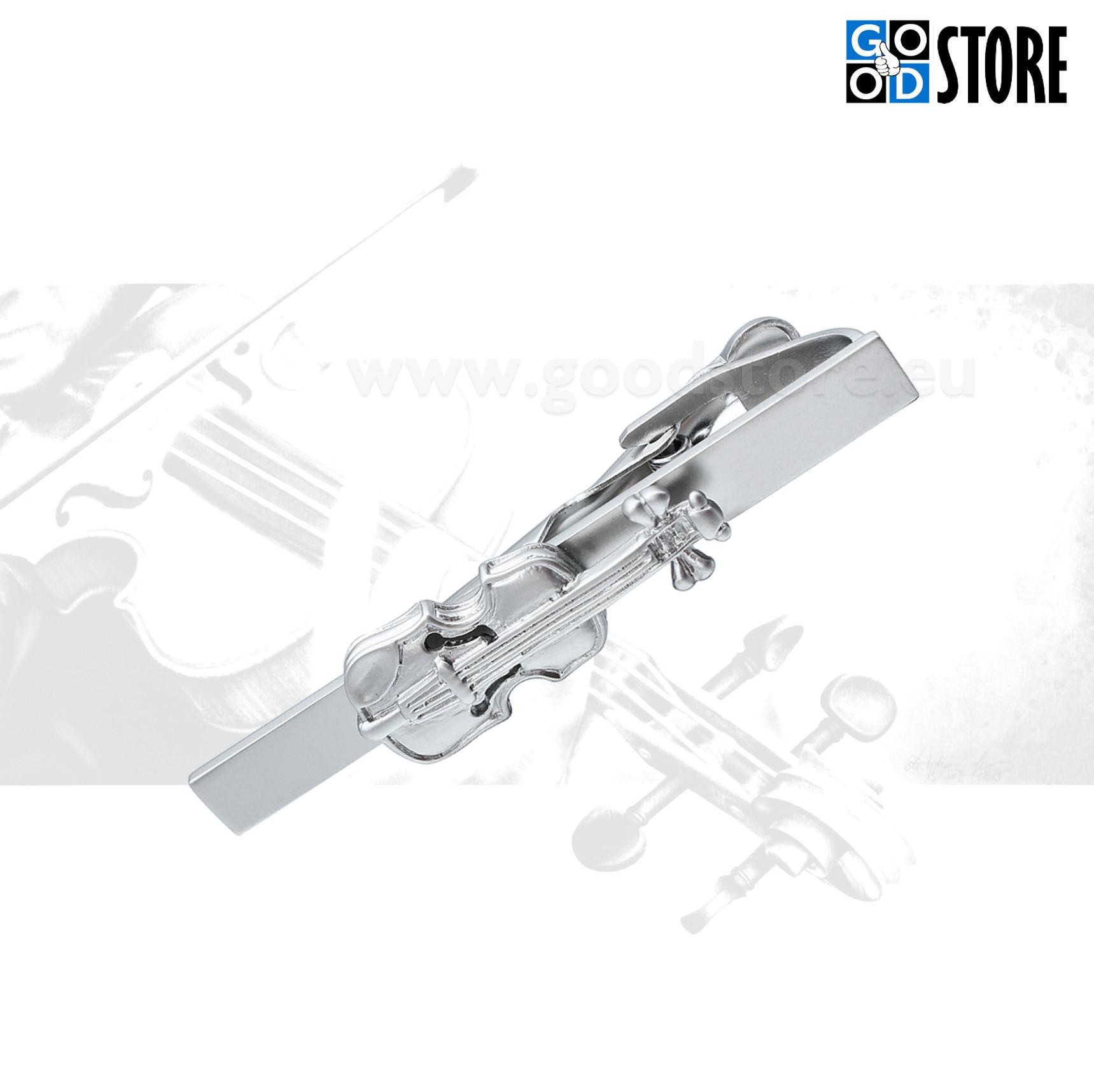 Luksuslik lipsunõel viiuliga, väga detailne viiuli koopia