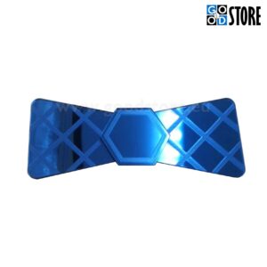 Luksuslik kikilips kärjekujuliste elementidega, sinine läikiv