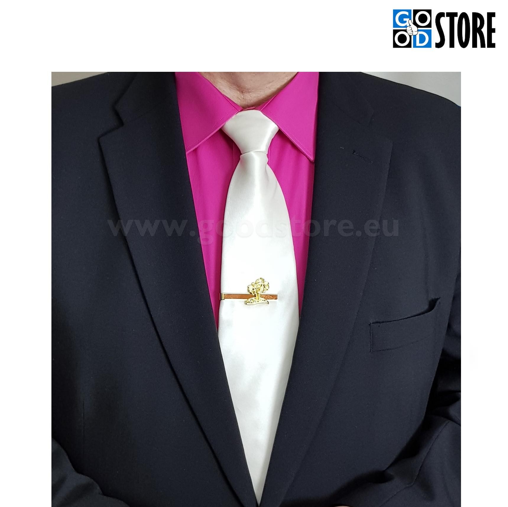 Eksklusiivne lipsunõel palmidega, eritellimus, särav kuldne