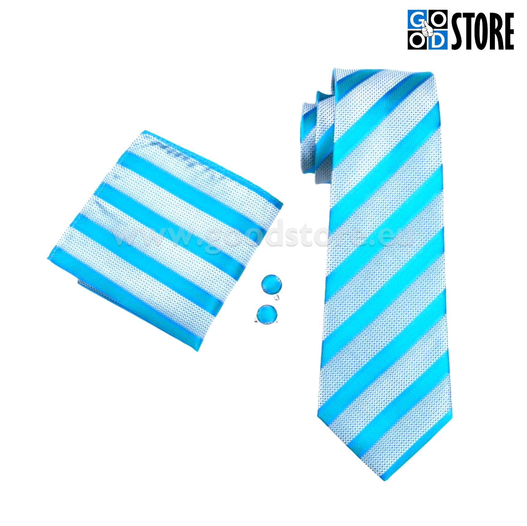 Luksusliku siidlipsu kinkekarp, esinduslik hõbehall harmoneeritud helesinisega