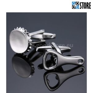 Manžetinööpide komplekt (paar) "Pudelikork ja Avaja"