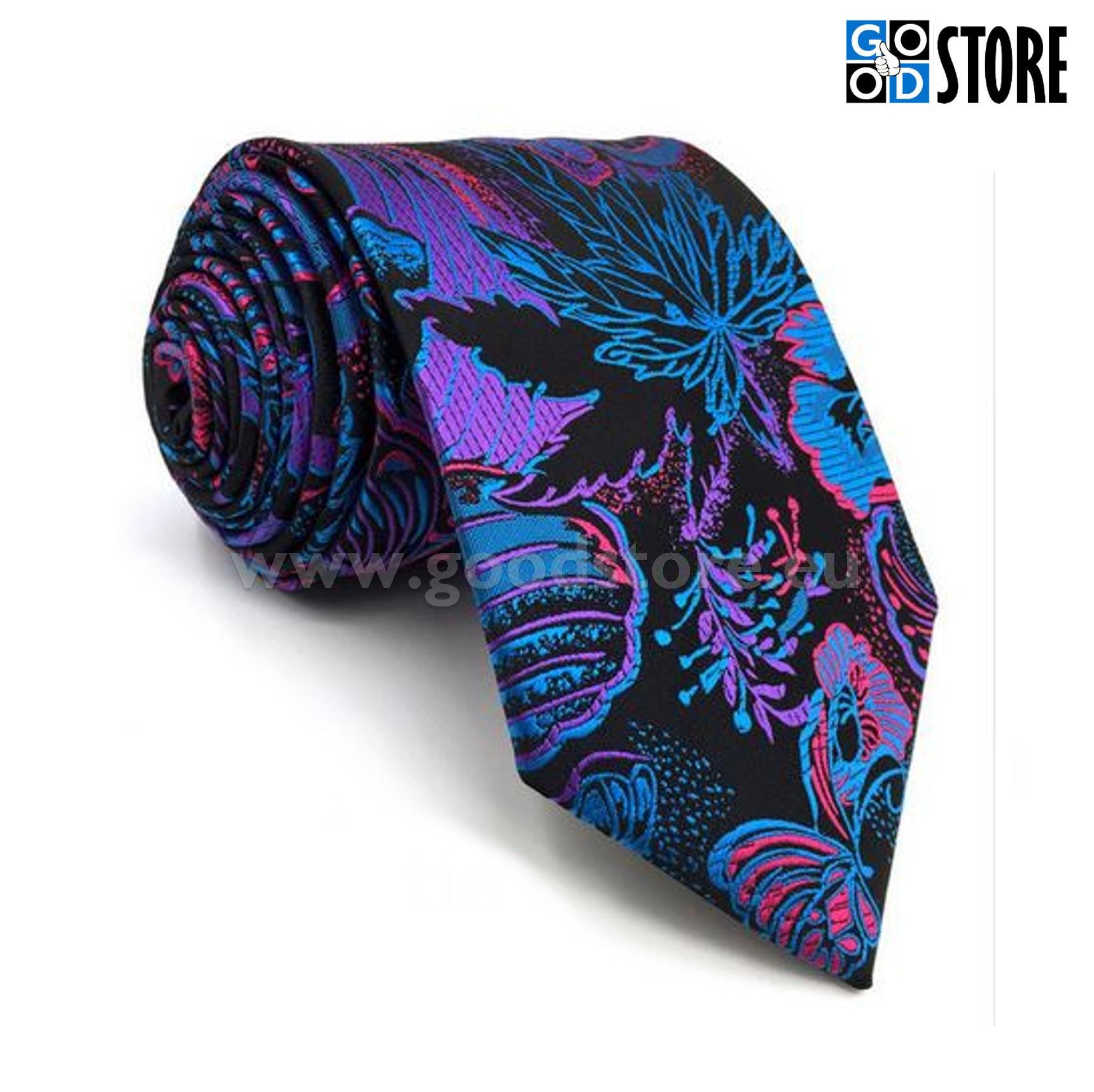 Luksusliku lipsu komplekt, abstraktse mustriga tumedates toonides XL