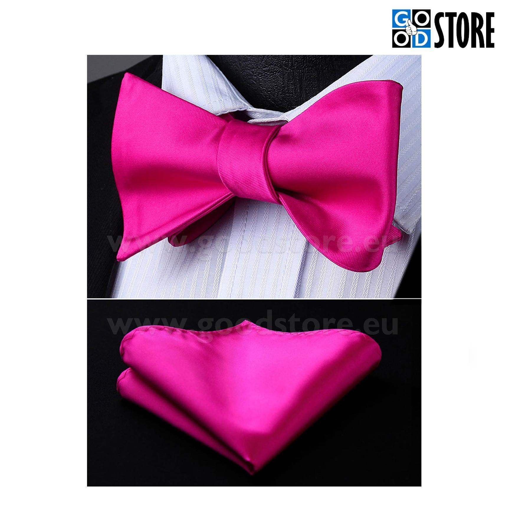 Luksuslik seotava kikilipsu komplekt, särav roosa