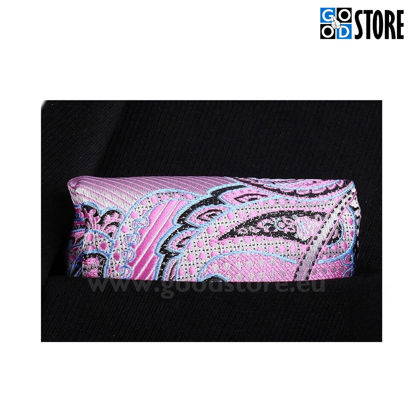 Luksusliku lipsu komplekt, särav roosa tikitud mustriga