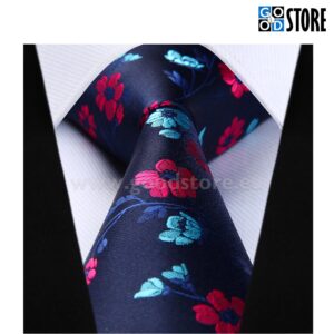 Luksusliku lipsu komplekt, tikitud lillelise mustriga