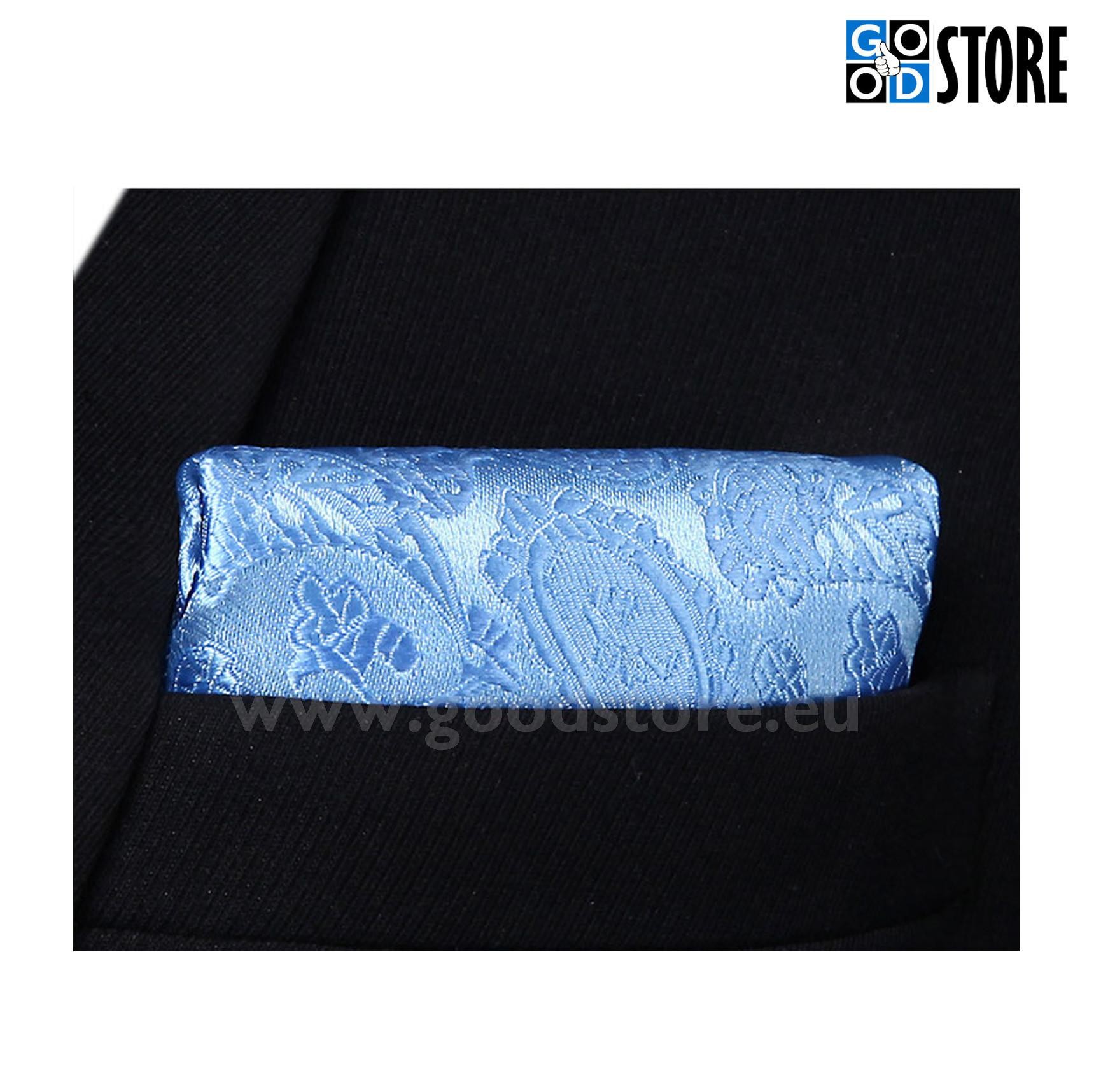 Luksuslik seotava lipsu komplekt, jääsinine