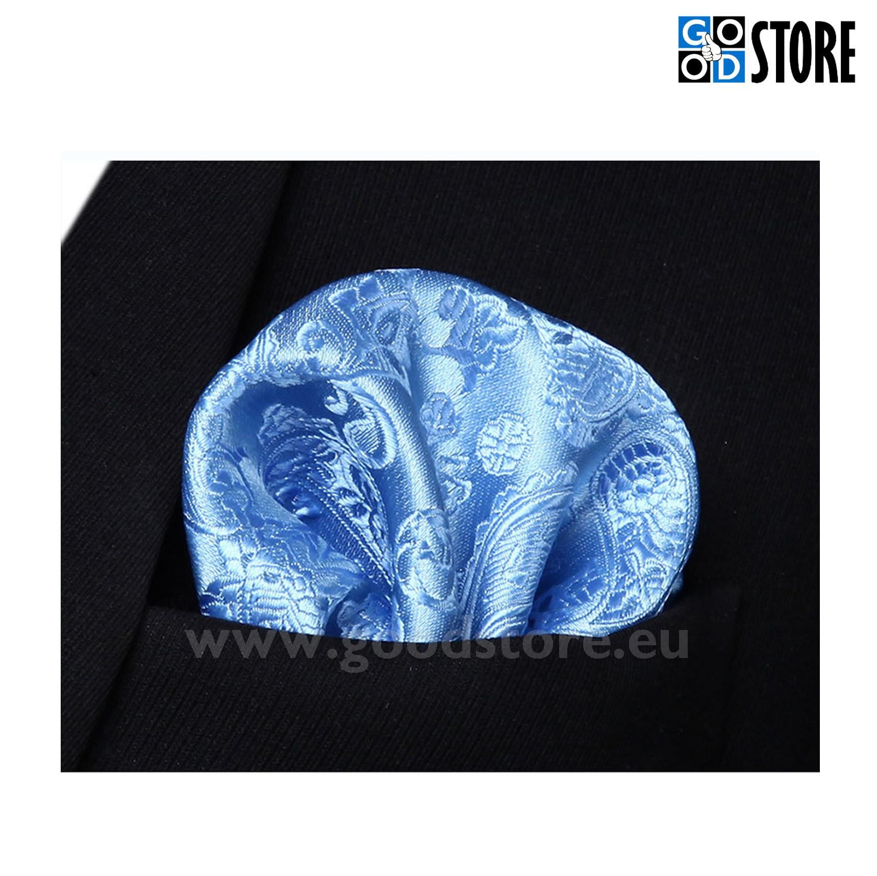 Luksuslik seotava lipsu komplekt, jääsinine