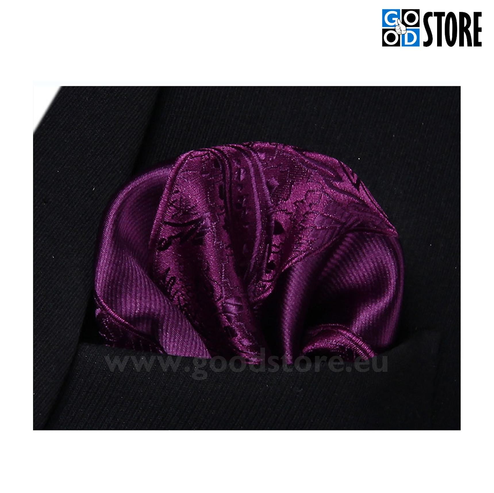 Luksuslik seotava lipsu komplekt, helkiv violetne