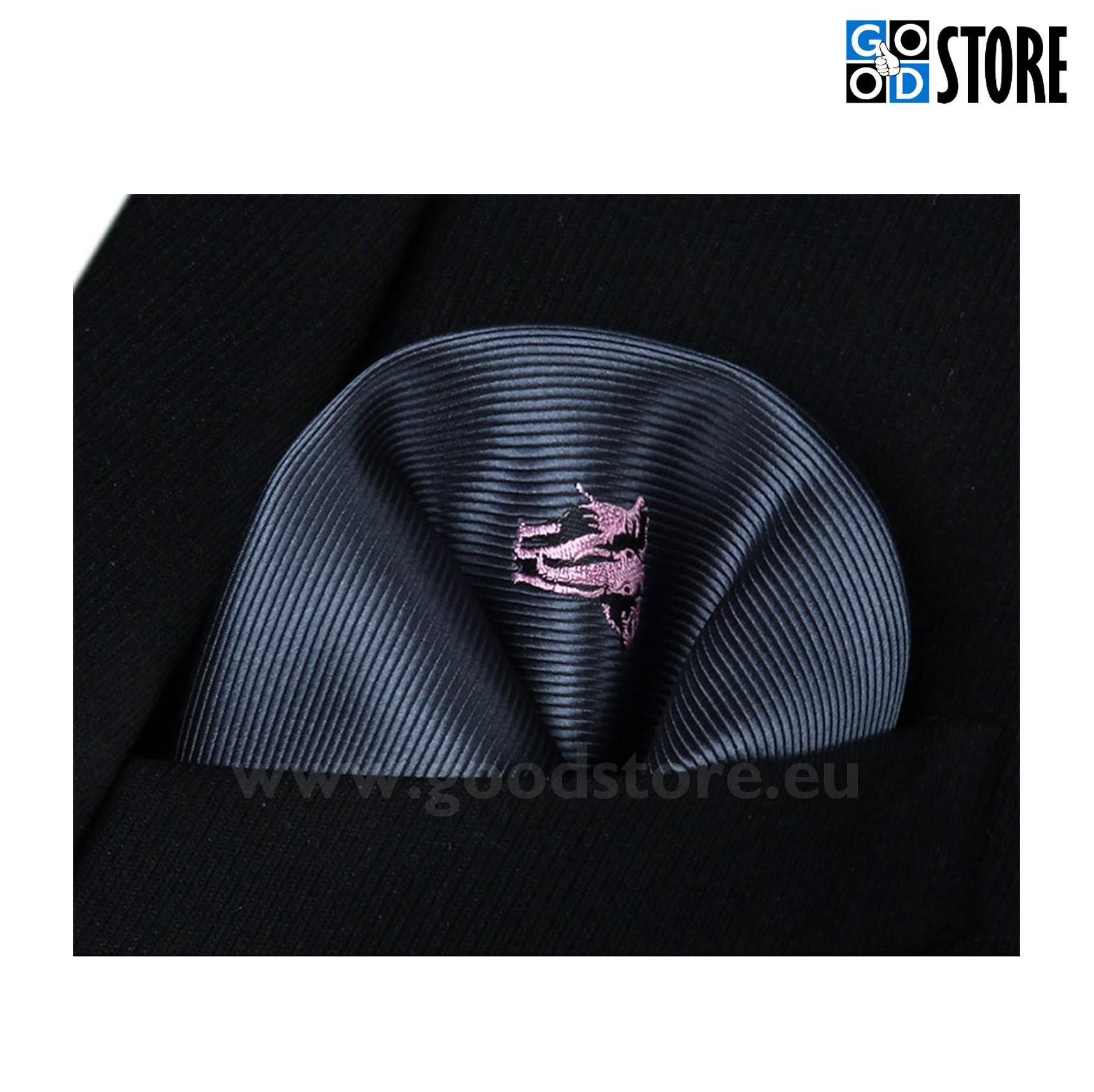 Esinduslik lipsu komplekt, tikitud elevantidega