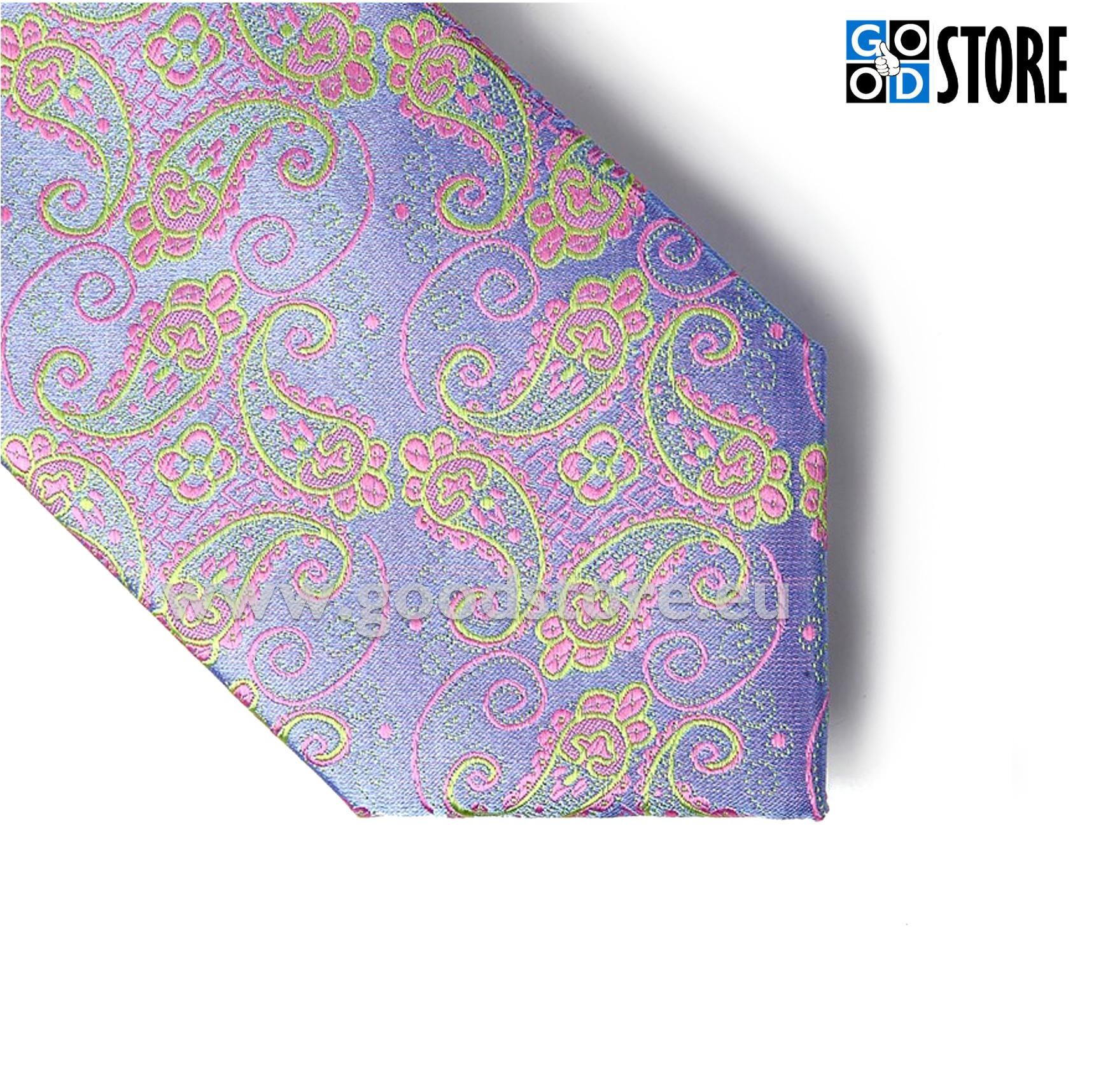 Luksuslik seotava lipsu komplekt, helkiv violetne