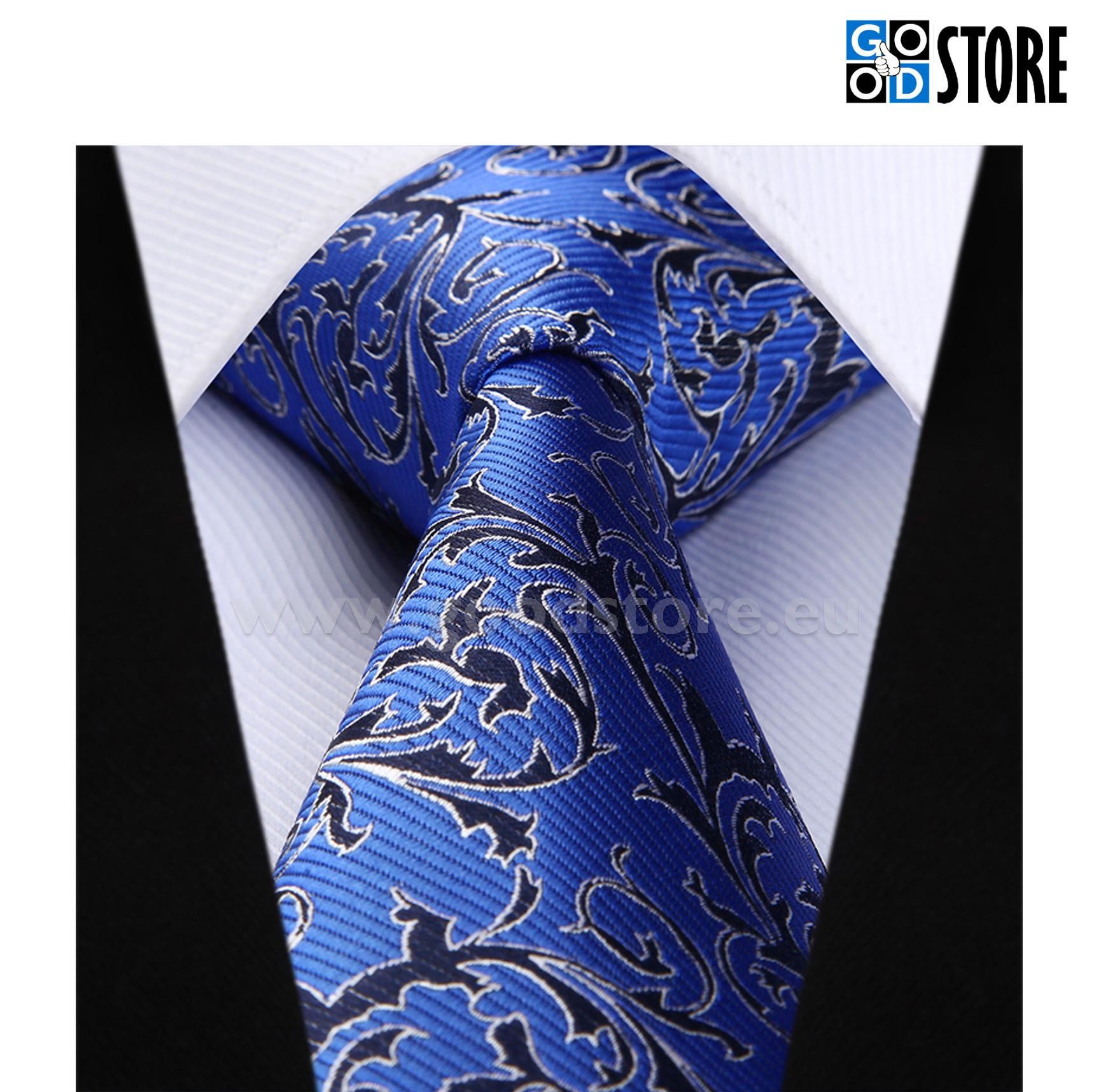 Stiilse lipsu komplekt, esinduslik sinine ja must