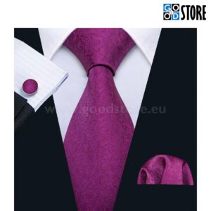 Luksuslik seotava lipsu komplekt, violetne 2019 moevärv