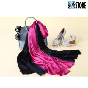 Naiste siidist rätik, 180 x 90cm, kahevärviline