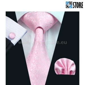 Noobel seotava lipsu komplekt, õrnroosa kergelt lilleline