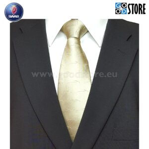 Eksklusiivne seotav lips, autoteemaline (SAAB) kinkekarbis, šampanja beež