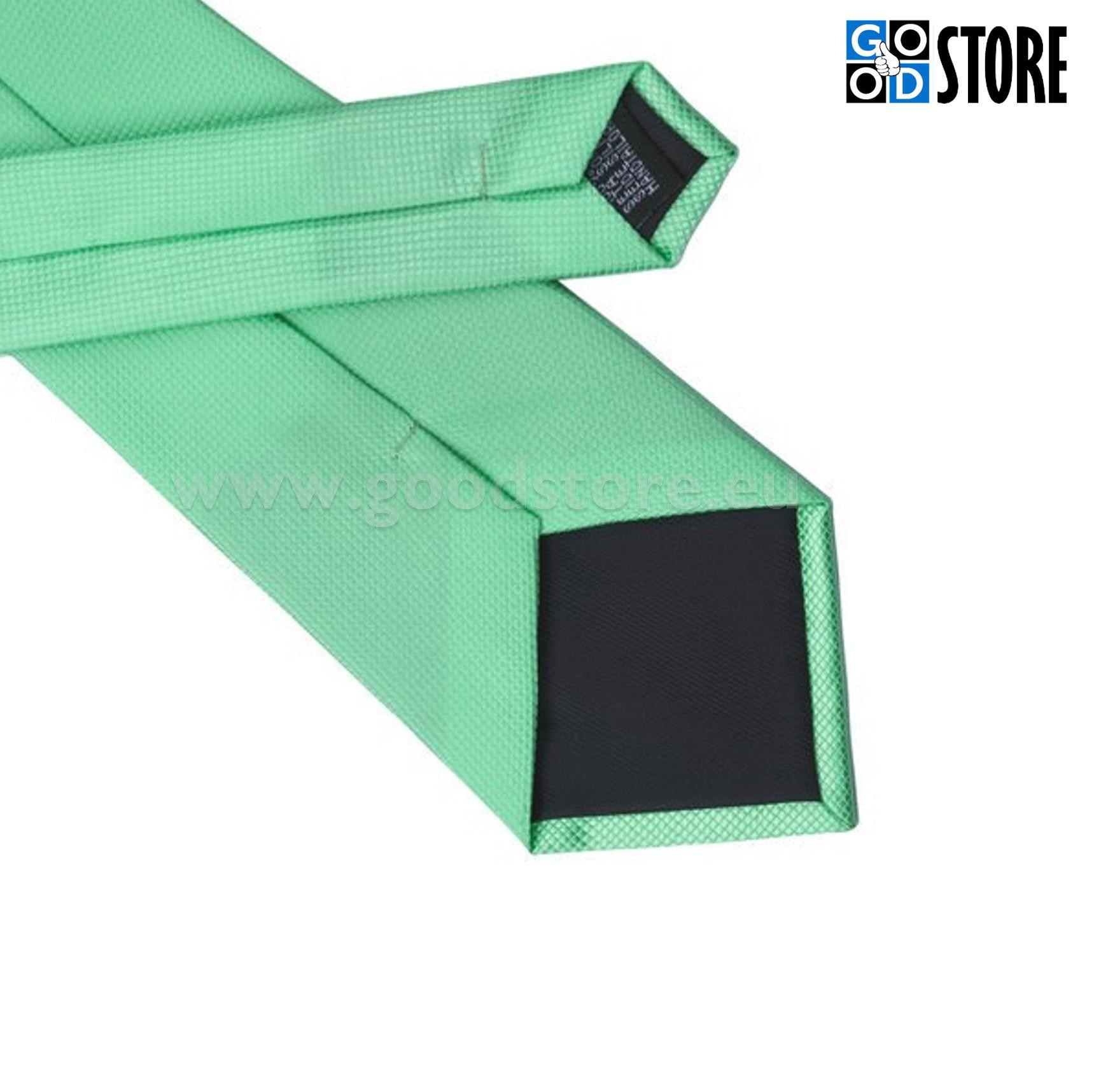 Luksuslik seotava lipsu komplekt, helkiv värske roheline