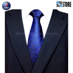 Eksklusiivne seotav lips, autoteemaline (SAAB) kinkekarbis, tumesinine