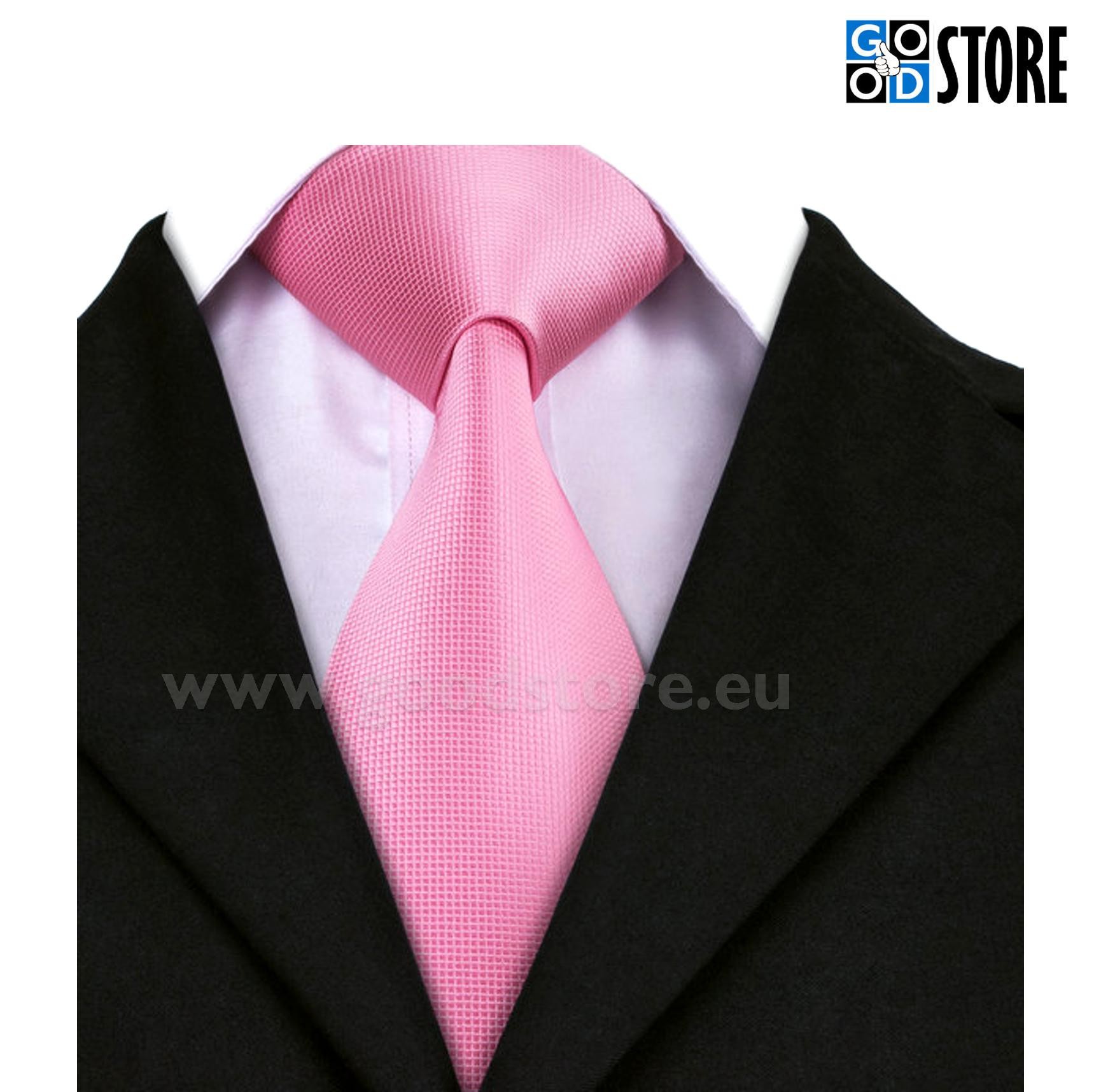 Luksuslik seotava lipsu komplekt, kergelt helkiv roosa