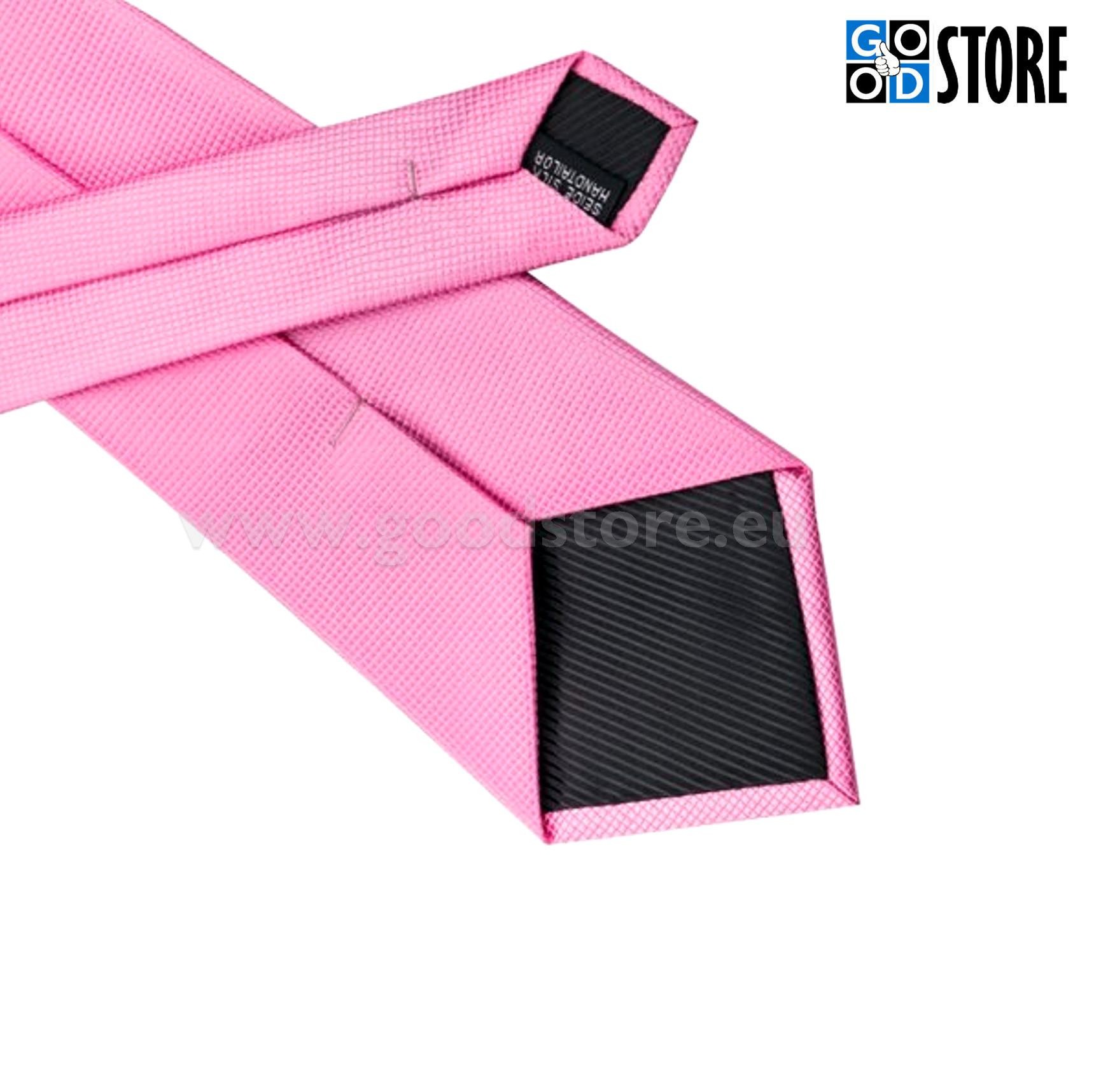 Luksuslik seotava lipsu komplekt, kergelt helkiv roosa