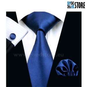 Luksuslik seotava lipsu komplekt, kuninglik sinine