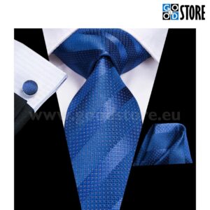 Pidulik seotava lipsu komplekt, kuninglik sinine