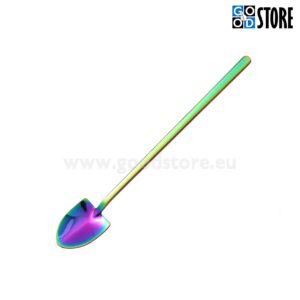 Teelusikas, pika varrega labidas, värviline