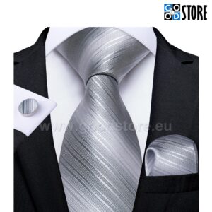 Luksuslik lipsu komlekt, N-7286 hõbehall-GoodStore