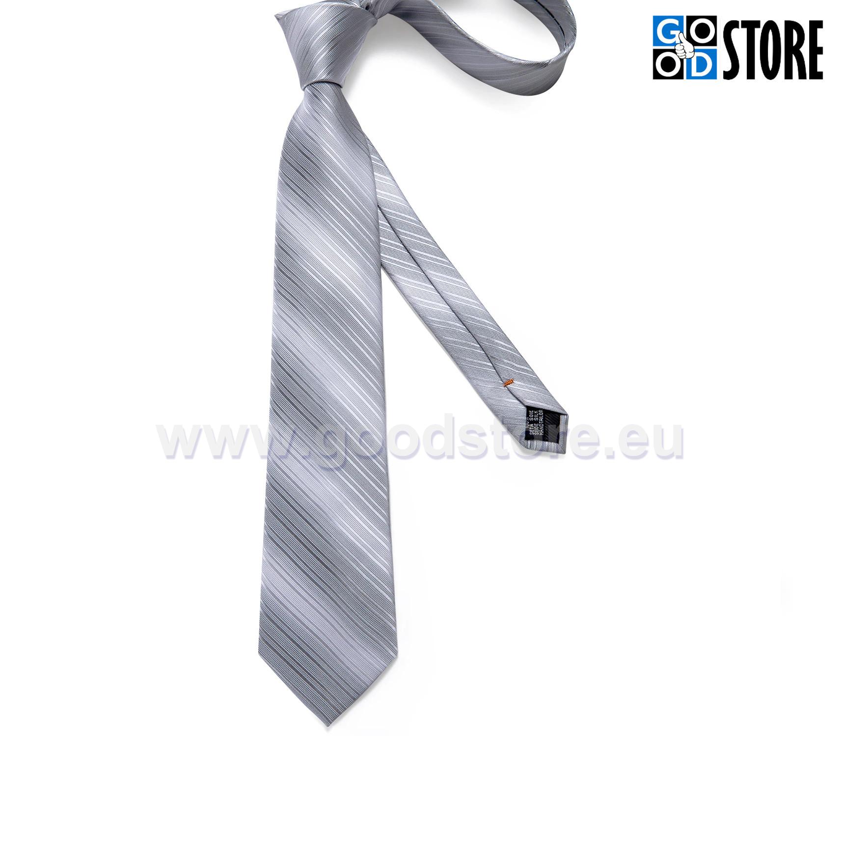 Luksuslik lipsu komlekt, N7286 hõbehall-silver-grey GoodStore