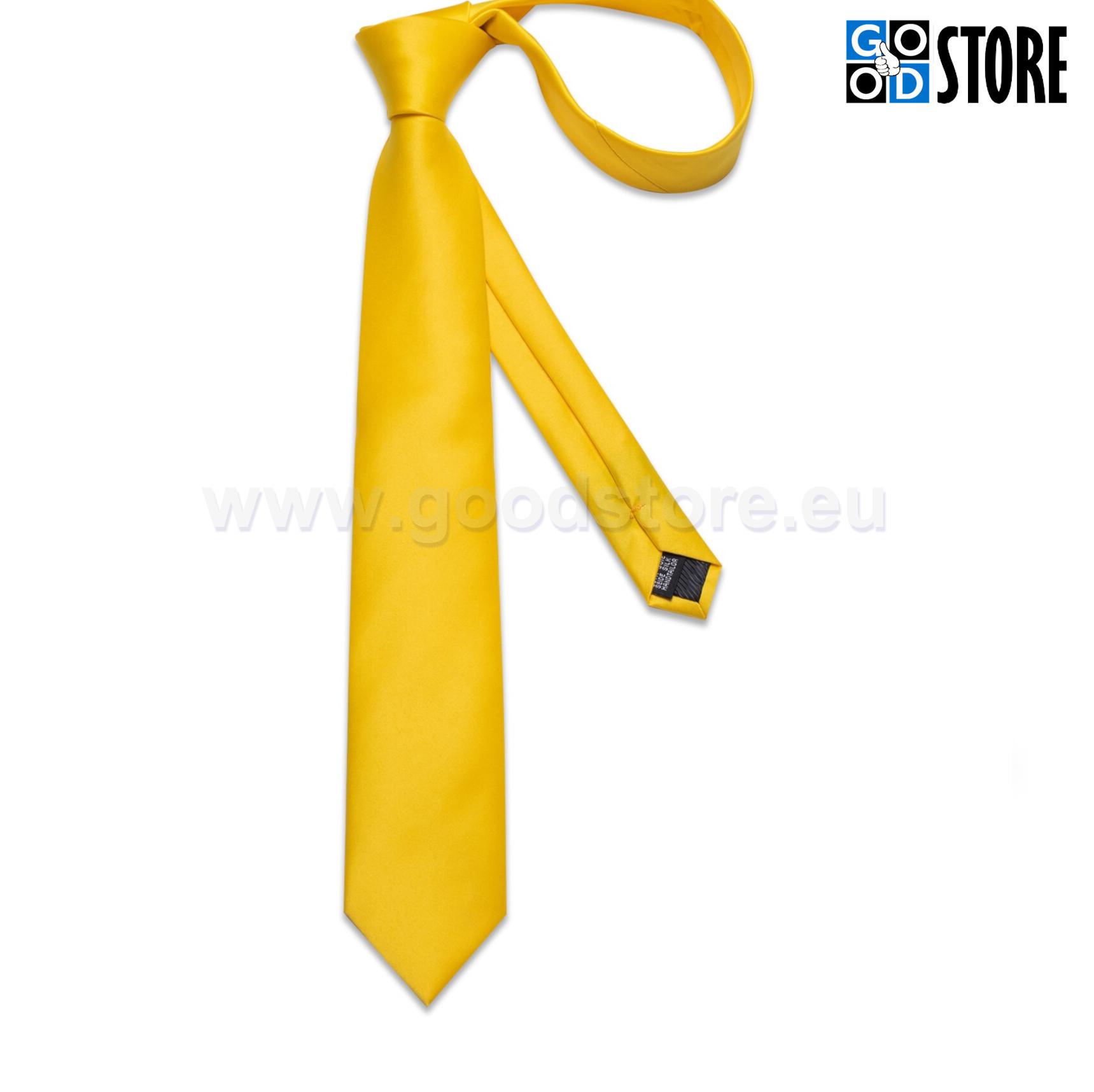 The Set of Necktie, N7828 bright yellow-GoodStore