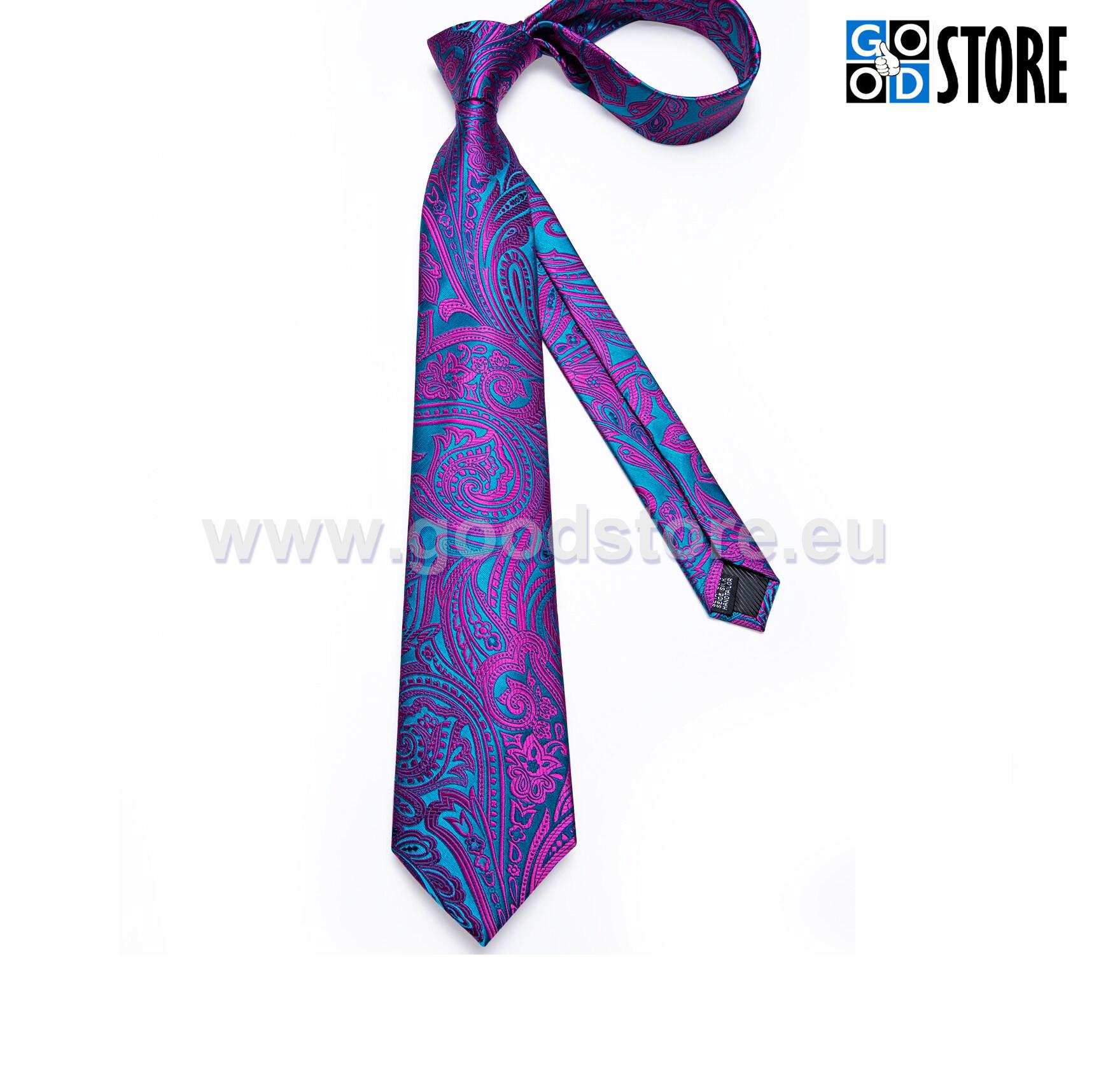 Luksuslik lipsu komlekt, N1622-sinine-roosa-GoodStore