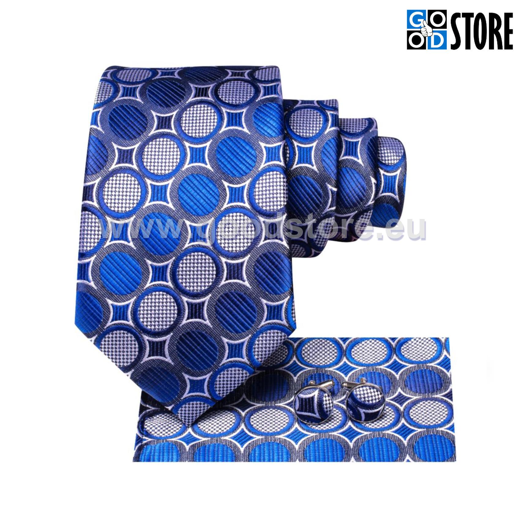 Pidulik lipsu komlekt, N3451-siniste ringidega-GoodStore