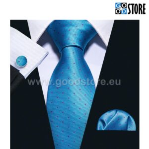 Mega ilus helesinine lipsu kompl. nööpide ja rinnarätikuga