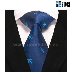 Tikitud lennukitega vabaaja või vormilips, tumesinine