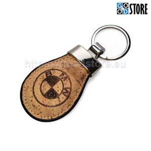 Võtmehoidja looduslikust korgist BMW Logoga