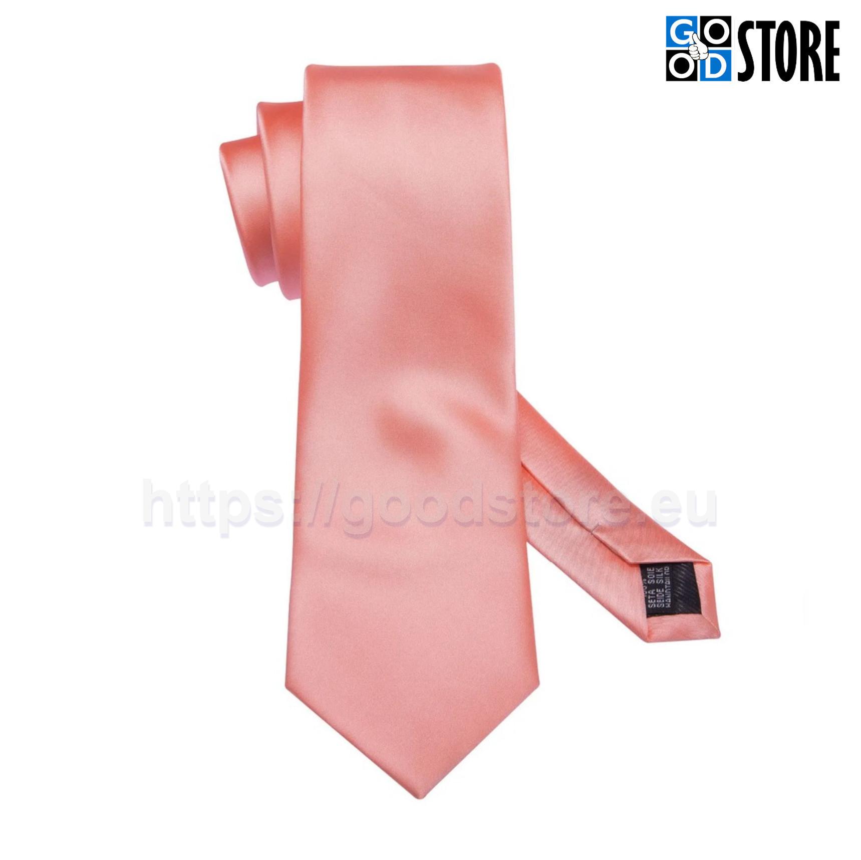 Pidulik lipsu komplekt, mans.nööpide ja rätikuga, virsik